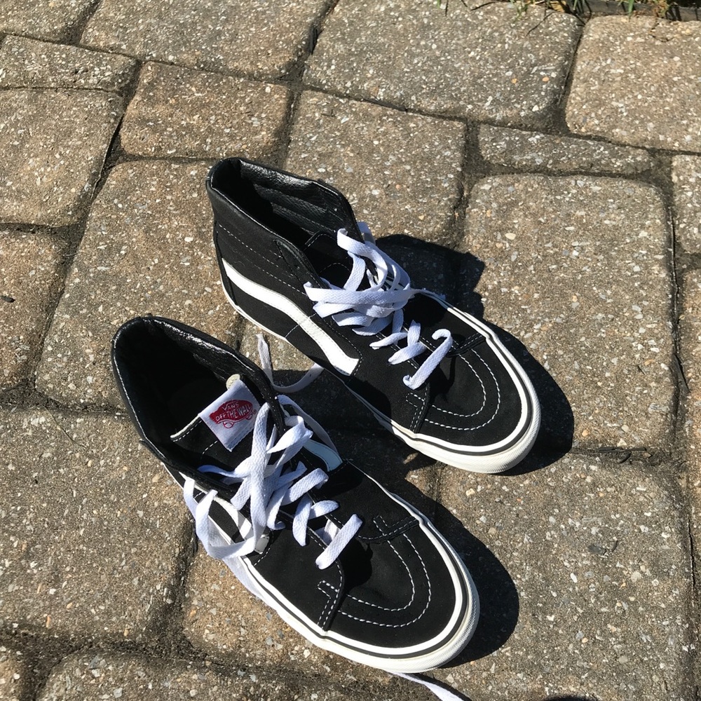 Black high top vans